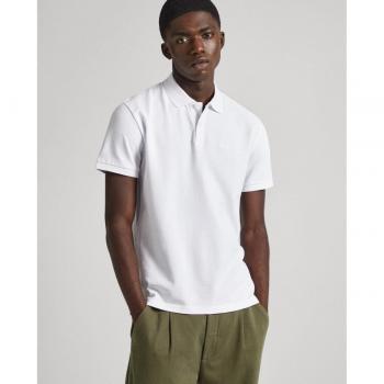 Polo de Manga Corta Pepe Jeans New Oliver Blanca