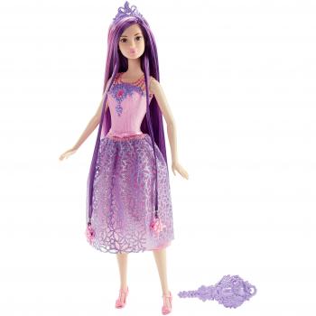 Barbie Sorcière Chevelure Arc-en-Ciel Violet