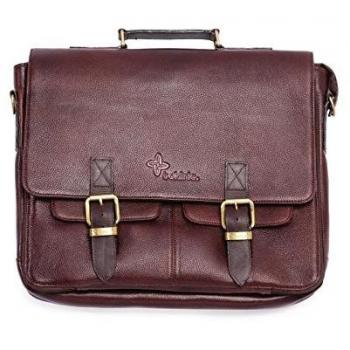 Boldric Brown Leather Chef Knife Messenger Bag