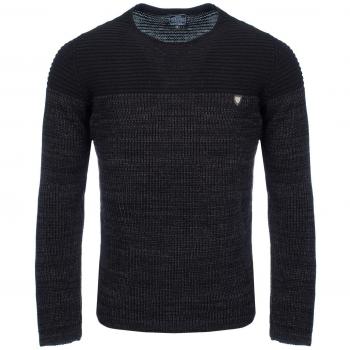 Carisma Männer 7288 Strickpulli – Wintermode, XXL, Schwarz, Streetwear Menswear