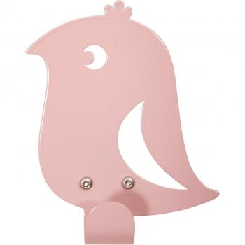 Roommate Vogel Wandhaken Pale Rose