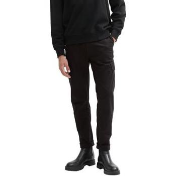 Tom Tailor Pantaloni Tapered Cargo Neri L