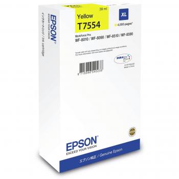 Epson Epson Tintenpatrone T7554 Gelb XL (39ml)