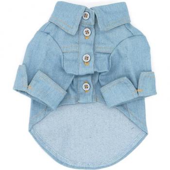 Denim Hemd für kleine Hunde