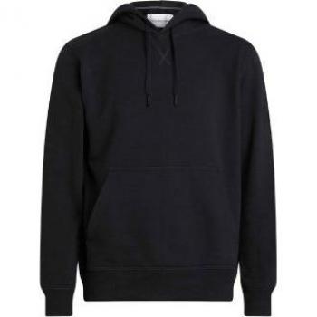 Felpa Calvin Klein Jeans Con Cappuccio Badge Nera 2XS