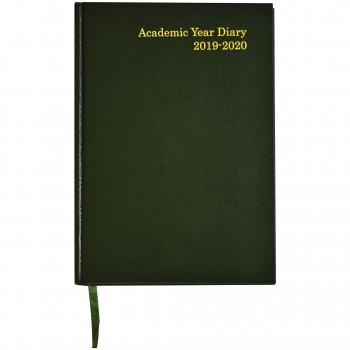 Academic Agenda Week to View 2019-20 A5 Green