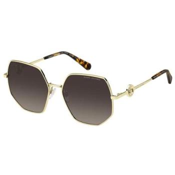 Marc Jacobs Havana Gold-Trim Beende Zonnebril