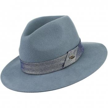 GEMVIE Women's Solid Color Fedora Hat