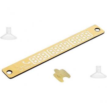 Temporary Phone Number Card Plate