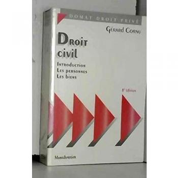 DROIT CIVIL. Introduction, Les personnes, Les biens, 8ème édition (Précis Domat)