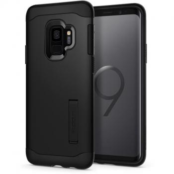 Funda Spigen para Galaxy S9 Slim Armor en Negro