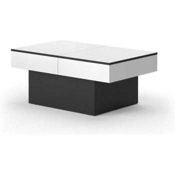 Table Basse Vicco Boto, Noir, 95x40cm