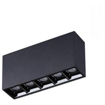 Stilvolle LED-Wandleuchte schwarz