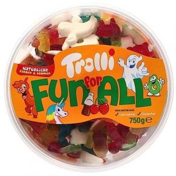 Trolli Fun‑All Fruchtbälle – 750 g Rundpack