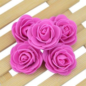 4cm Handmade PE Foam Rose Flowers 10PCS