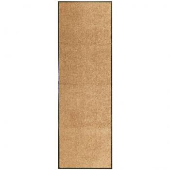 Tapis de Bienvenue Antidérapant Crème 60x180 cm