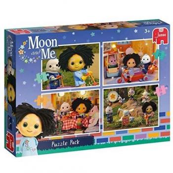 Luna y Yo 4 en 1 Pack de Puzzles Jumbo