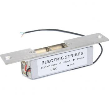 Serrure à gâche électrique en acier inoxydable pour contrôle d'accès 12V