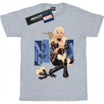 Camiseta de Niña Gata Negra en Algodón