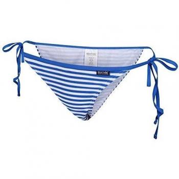 Regatta Bikini String Aceана avec lanières de serrage ajustables en maillot de bain pour femme, rayure bleu vif, FR : S
