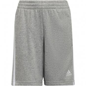 Adidas Shorts 3 Bandas Gris para Niños