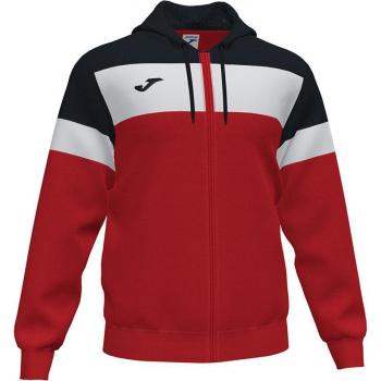 Felpa Full Zip Joma Crew IV XL Rosso e Nero