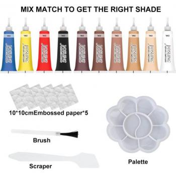 Kit de reparación de suelos y muebles en 10 colores