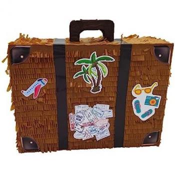 Piñata Voyage Casse‑Casse 40x35x10 cm – Bagage en Marron/Chocolat