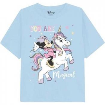 T-shirt enfant Disney Minnie Mouse Vous Êtes Magique Bleu Clair