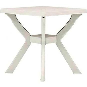 70x70x72 cm Plastic Bistro Table in White