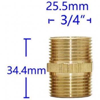 Connecteur Réduction Laiton 1 ¾ à ½ ¼ – Pièce Unique de Réparation Cuivre