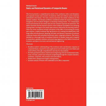 Statics and Rotational Dynamics of Composite Beams