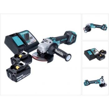 Meuleuse d'angle brushless Makita 18 V DGA‑513 RT 125 mm