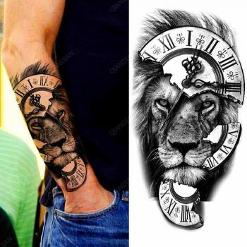 Temporary Waterproof Tattoo Stickers for Men's Arms, 1 Piece