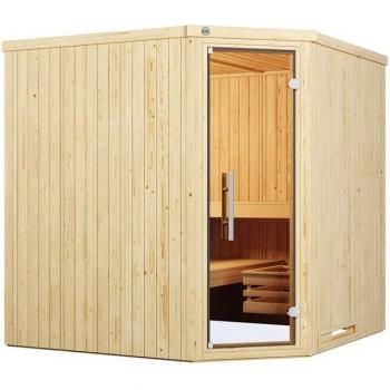 Element-Ecksauna VARBERG 3, 7,5 kW Saunaofen