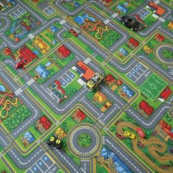 Pista de Carreras Alfombra 4m por 1m City
