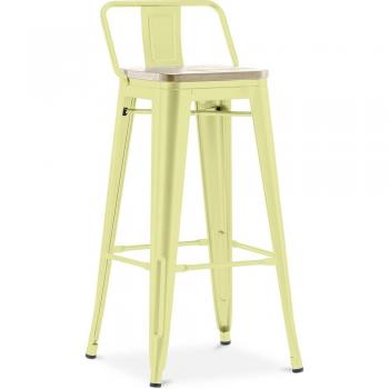 Privatefloor 76 cm Bar Stool with Backrest