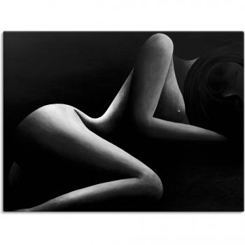 Leinwand „Akt“ – schwarze Bildfarbe, 120 × 90 cm