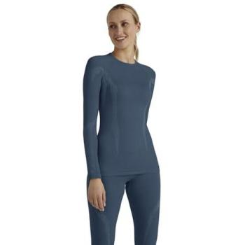 Falke Damen Wool Tech Longsleeve Shirt Capitain Blau S