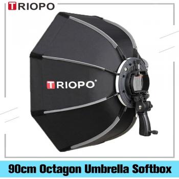 Boîte à lumière octogonale 90cm pour photographie d'extérieur