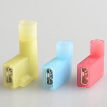 Terminal 6,3 mm Engarce Recto con Conector y Bandera Hembra (Kit de 20)
