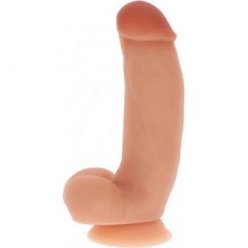 Douille vibrante à ventouse, silicone 18 cm