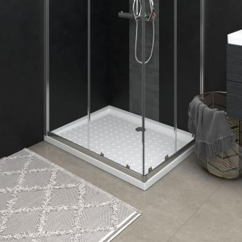 Plato de ducha moderno ABS blanco 90x70x4 cm