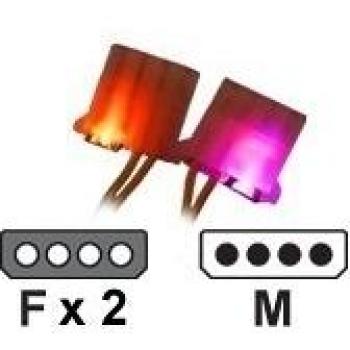 Revoltec RC040. Cable de conexión Molex 4-pin