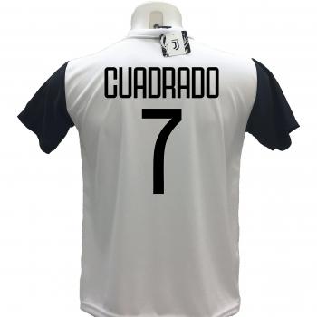 Fußballtrikot Juventus Cuadrado 7, autorisierte Replik 2016 – 2017 für Kinder Größe 2