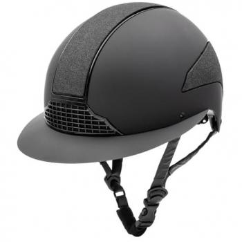 Damen-Reithelm SWING H24 Shine – Schwarz matt (55–57 cm)