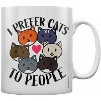 Taza de viaje Me gustan más los gatos que las personas, Grindstore