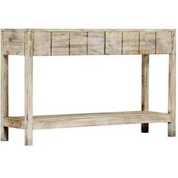 Wandtafel 120 x 35 x 75 cm aus massivem Mangoholz