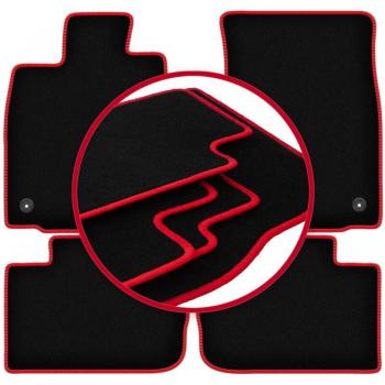 Tapis de protection Carlux-Rouge pour Lexus IS III (2013-)