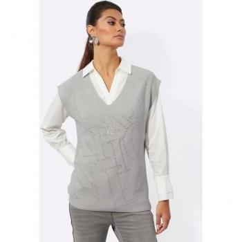 Creation L lässiger V-Ausschnitt-Pullover
